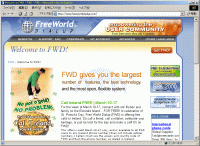 FWD (Free World Dialup)のWebページ